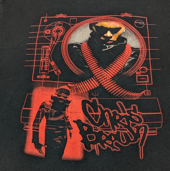 Chris Brown Vintage 2011 F.A.M.E Tour Rap Tee Large - Picture 3 of 8